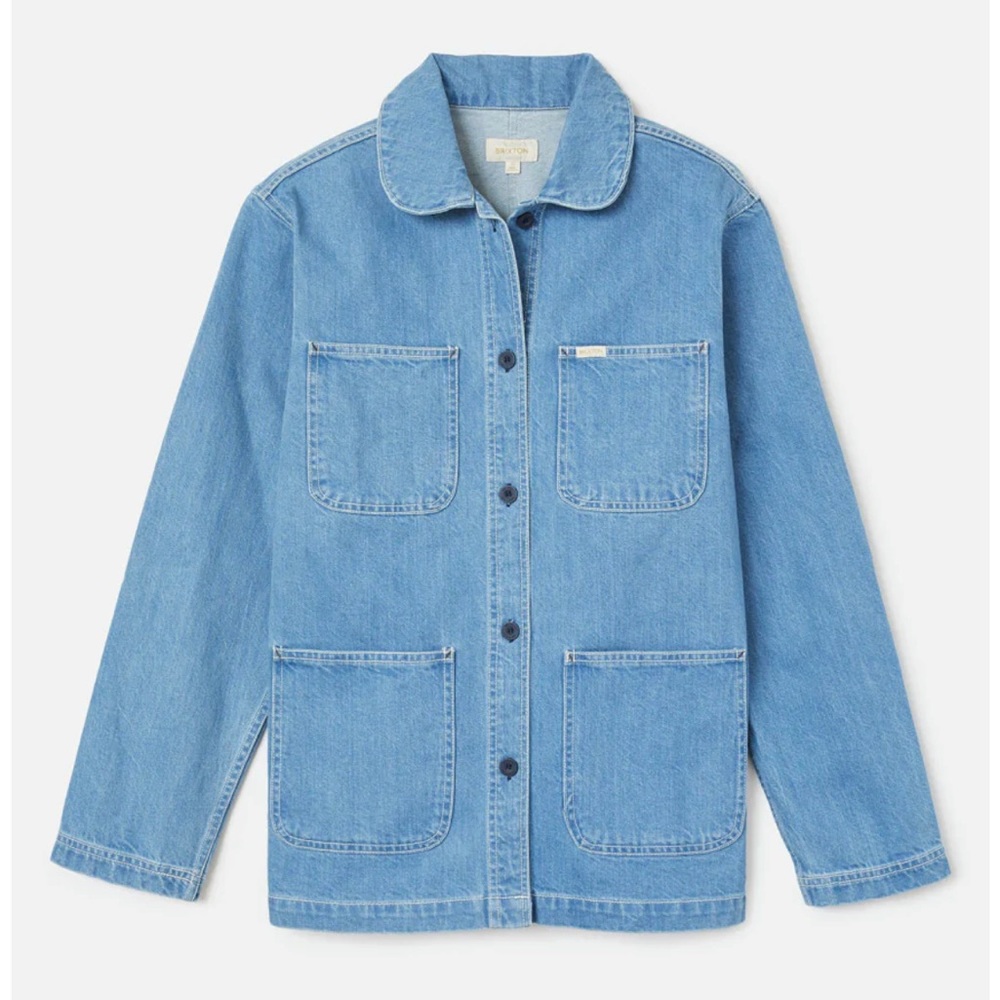Brixton denim collared jacket
